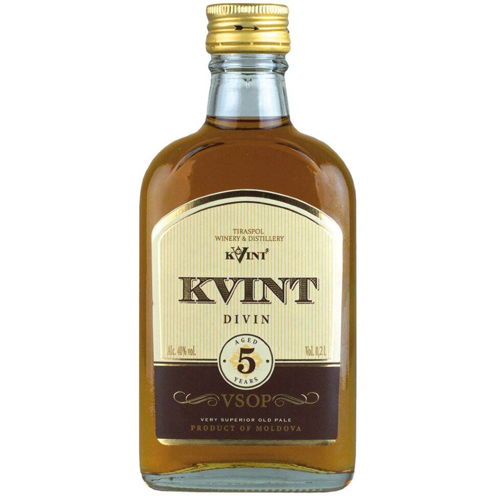 Brandy moldavano "Kvint" 5 anos, 0.2 l
