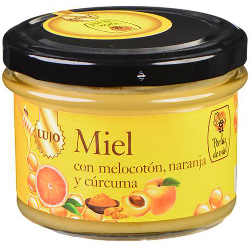 Мед персик, апельсин, куркума lujo, 250 г