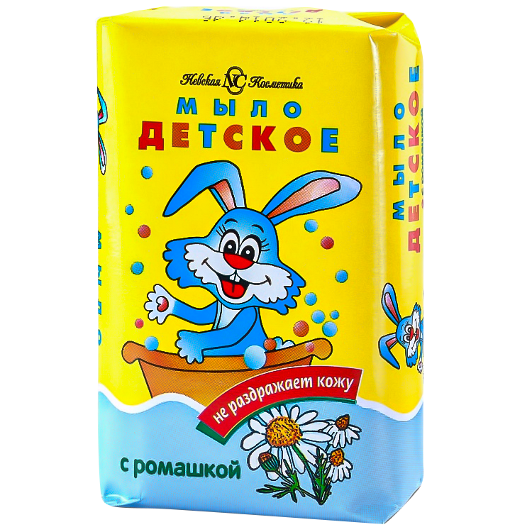 Детское мыло с ромашкой "Невская Косметика" 90 г