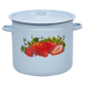 La cacerola esmaltado "la fresa Jugosa" 12 l La cacerola esmaltado "la fresa Jugosa" 12 l