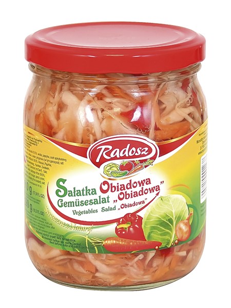 Ensalada de verduras Salatka Obiadowa, 540 ml