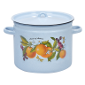 La cacerola esmaltado cilindrico "la fantasia De frutas" 9,0 l