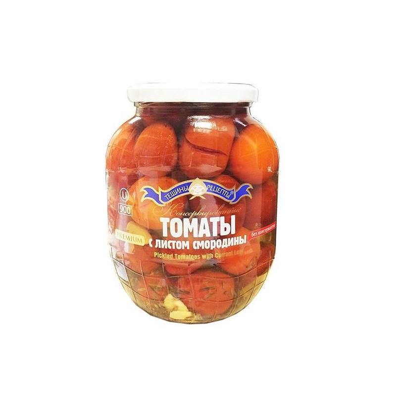 Tomates enlatados PREMIUM com folhas0.900