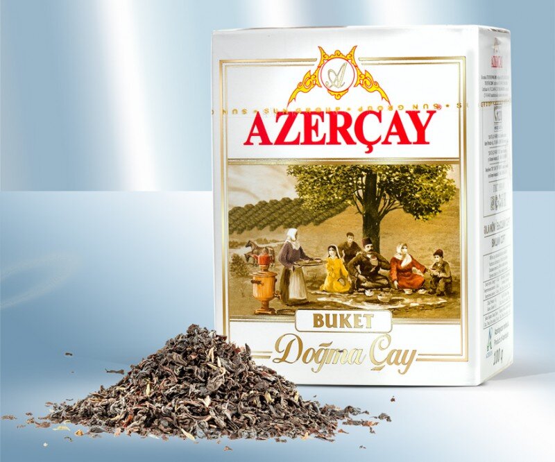 Chá de folhas verdes "Azerchay", 100 g