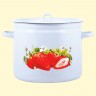 La cacerola esmaltado cilindrico "la fresa Jugosa" 9,0 l