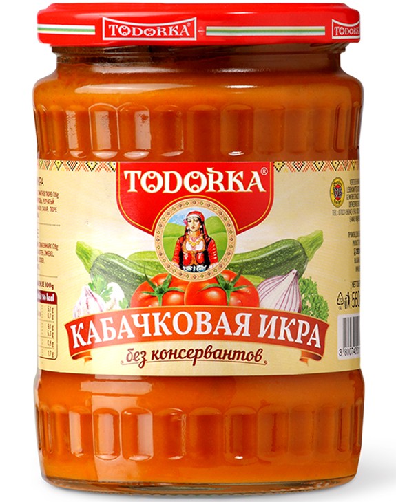 Calabacin Pure Todorka Deroni, 560 g