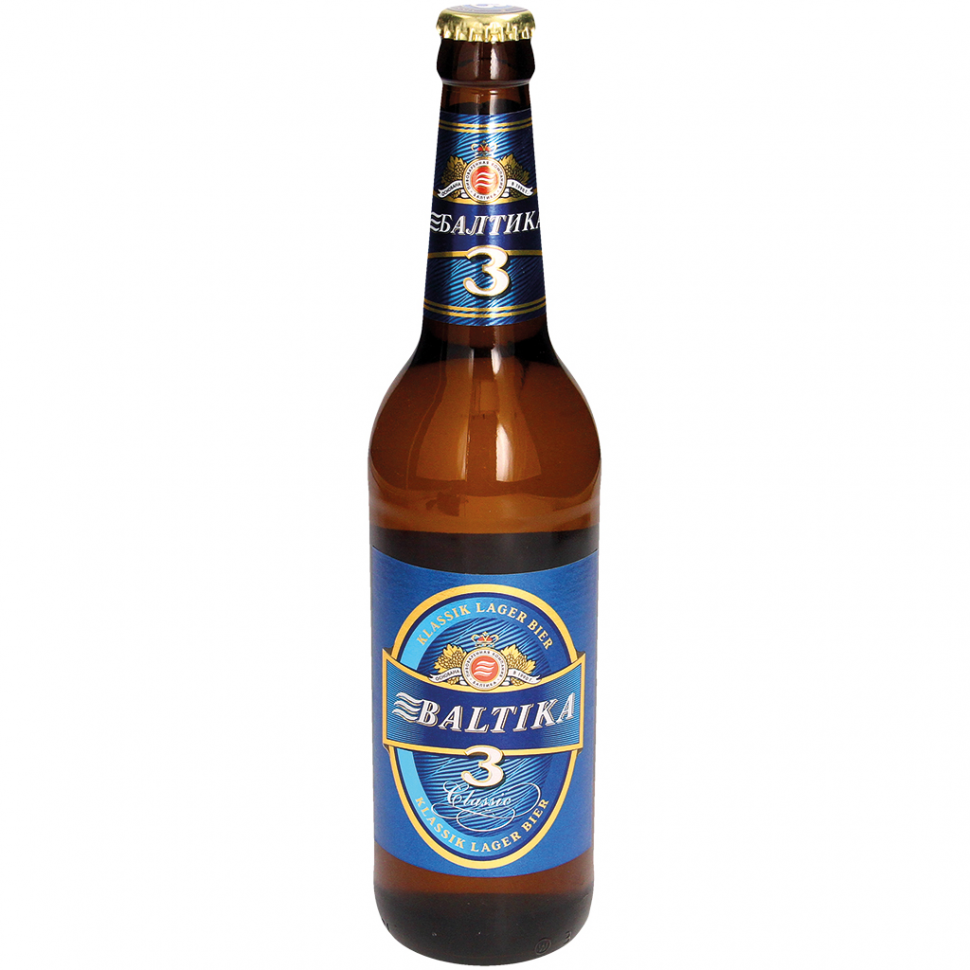 Пиво "Балтика №3" 4,8% алк., 0,5 л