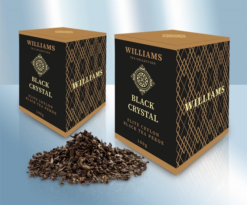 Чай черный элитный цейлонский "Вилльямс Блэк Кристал", 100 г