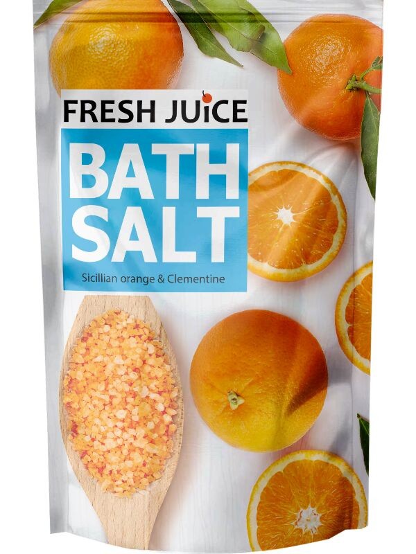 Соль для ванн "Fresh Juice" Авокадо и черимойя, Дой-пак, 500 мл
