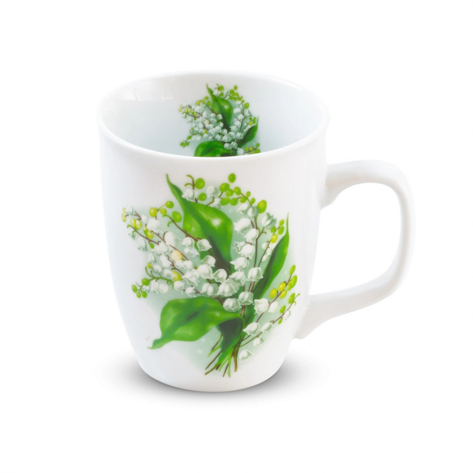 Caneca com lírios do vale 400 ml