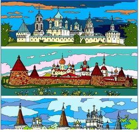 Película decorativa de Pascua para iglesia: tres motivos diferentes en un set