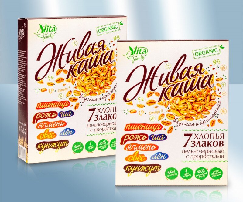 Copos de cereales integrales con 7 brotes de cereales, 210 g