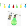 La guirnalda electrica, la Bombilla, 16 luminodiodos, multicolor, sin pilas, 2 m