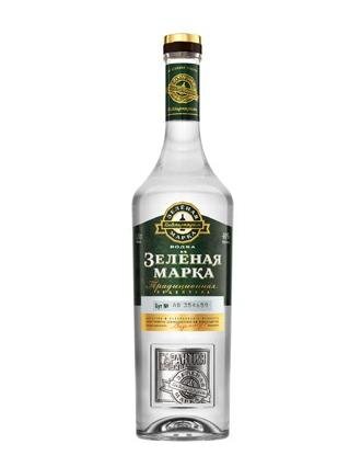 Vodka tradicional russa de "marca verde", 0,5 l
