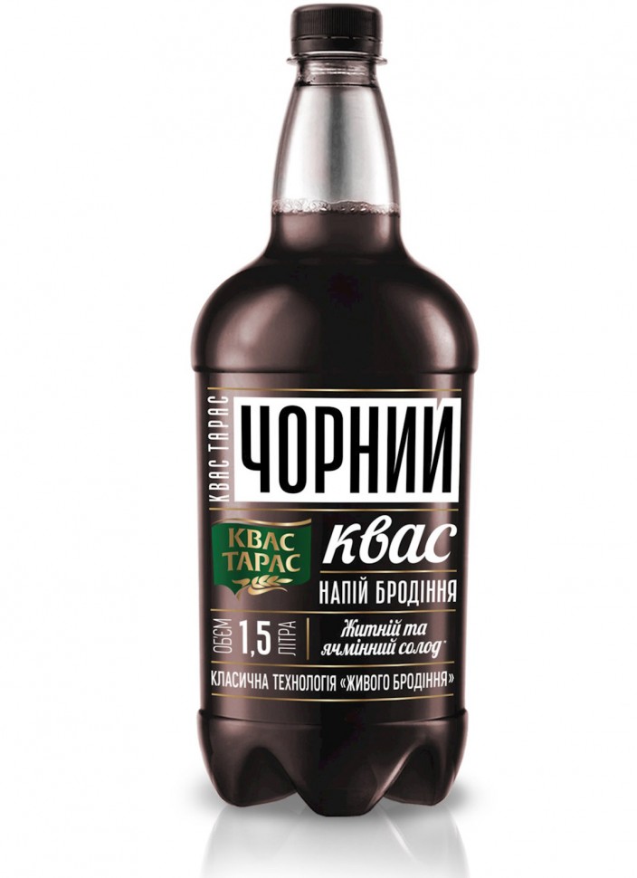 Bebida rusa fermentada "Kvas Taras", 1,5 l