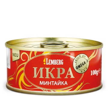 Producto de caviar MINTAYKA, 100g Lemberg con soja