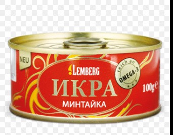 Producto de caviar MINTAYKA, 100g Lemberg con soja