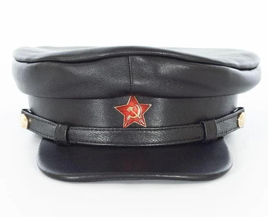 Chapéu de comissário soviético "komissarka", tamanho 60