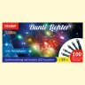 LED la guirnalda, 100 bombillas multicolores, 13 m