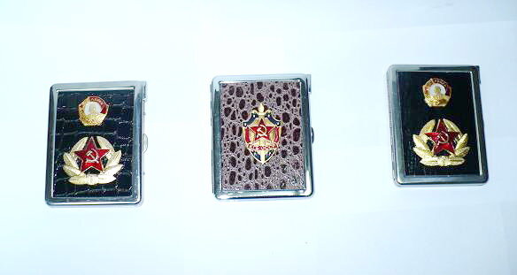 Портсигар із запальничкою "Радянська Армія", різні моделі