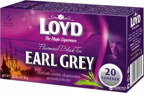 Чай Loyd 20 шт. Earl Grey