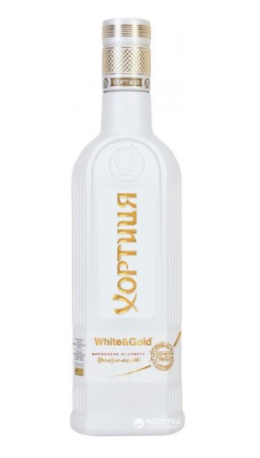 Khortitsa Vodka "White &amp; Gold" (500ml / 6, 40% alc)