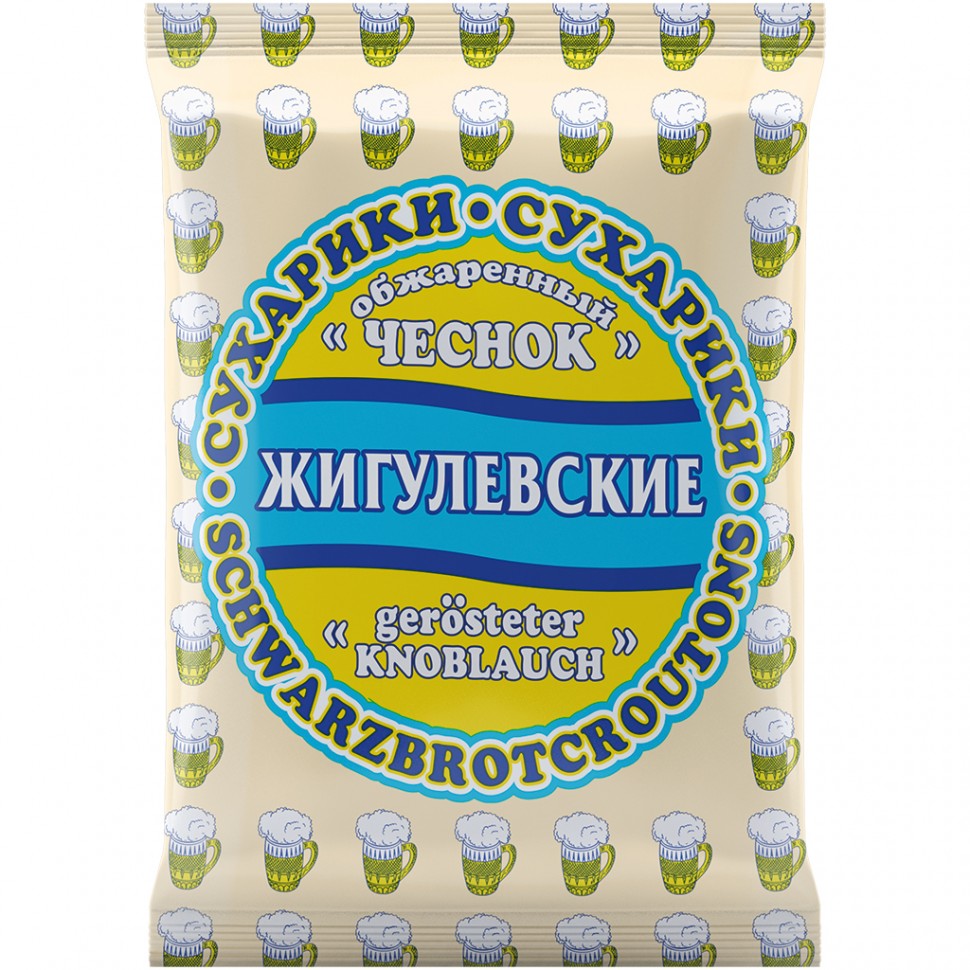 Croutons "Zhigulevskie" com alho, 50 g
