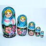 Matrioska munecas rusas de 5 piezas "Ornamentos eslavos" 18 cm (altura)