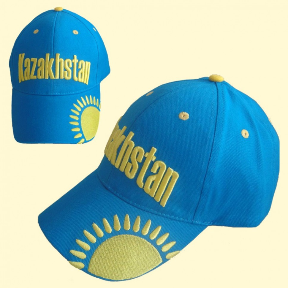 La en "Kazajistan", de azul turqui