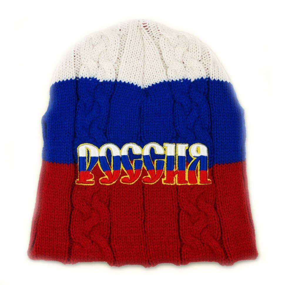 Gorro Rusia, colores de la bandera rusa