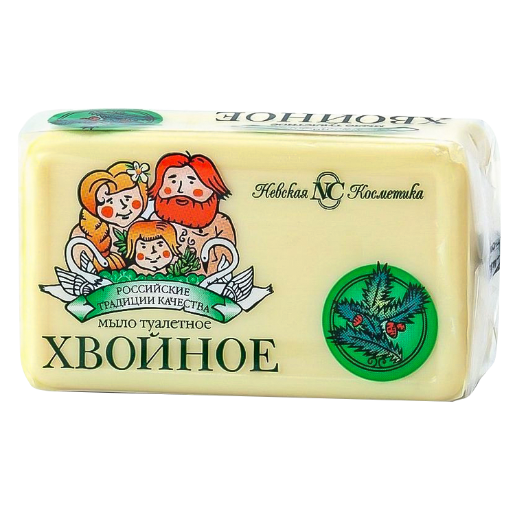 Jabón de coníferas natural "Nevskaya Kosmetika" 140 g