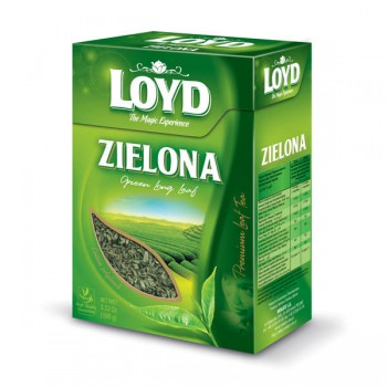 Chá verde de folhas soltas Loyd, 100 g