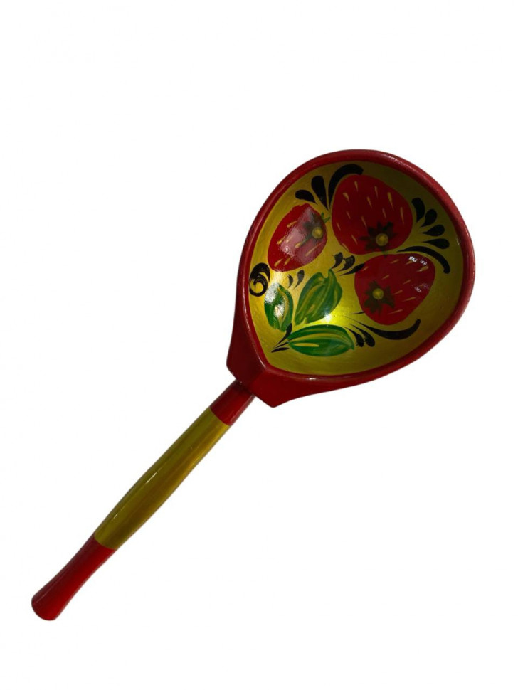 Cuchara Khokhloma 19 cm, 6,5 cm ⌀