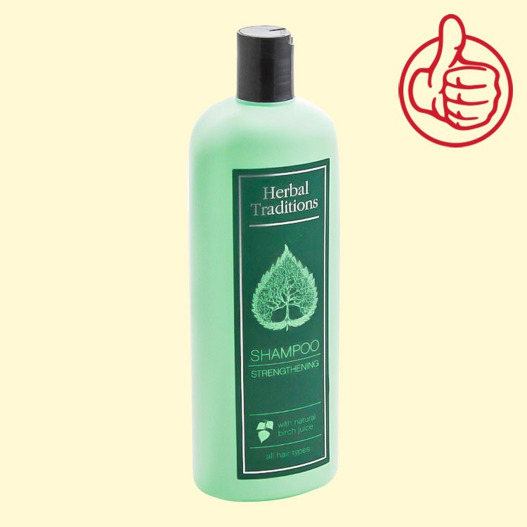 El champu "HERBAL TRADITIONS" que Refuerza, con el zumo de abedul, 400 ml