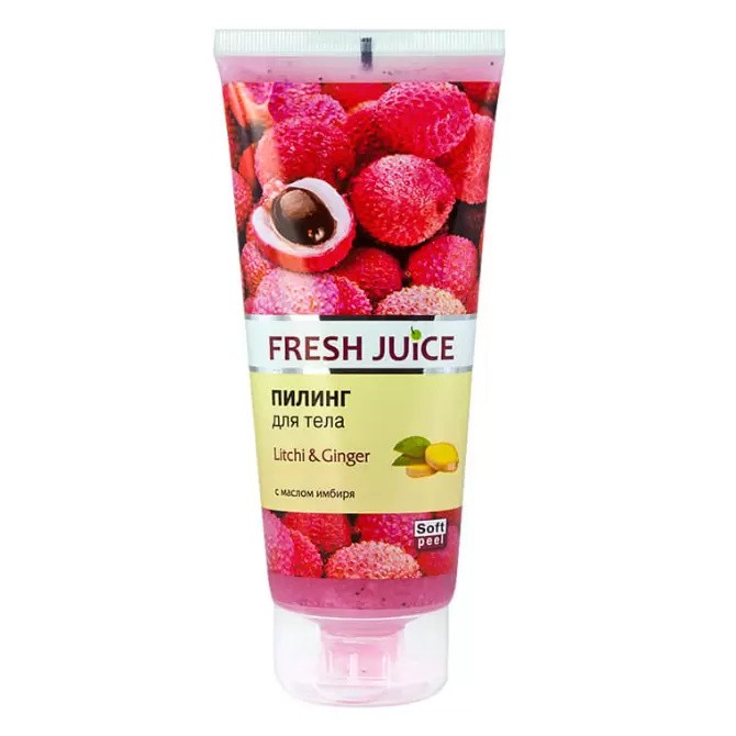 Пилинг для тела "Fresh Juice" Личи и имбирь, 200 мл