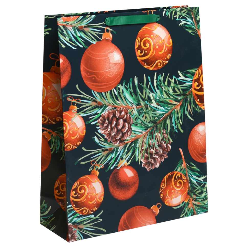 Пакет ламинированный вертикальный - Новогодняя ночь, 31 × 40 × 11,5 см