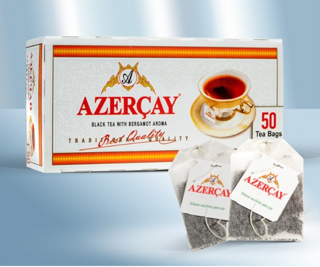Чай з бергамотом ароматизований в пакетиках в індивідуальній упаковці, 50х2гр