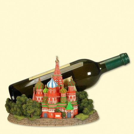 Porta-garrafa "São Basílio", souvenir russo