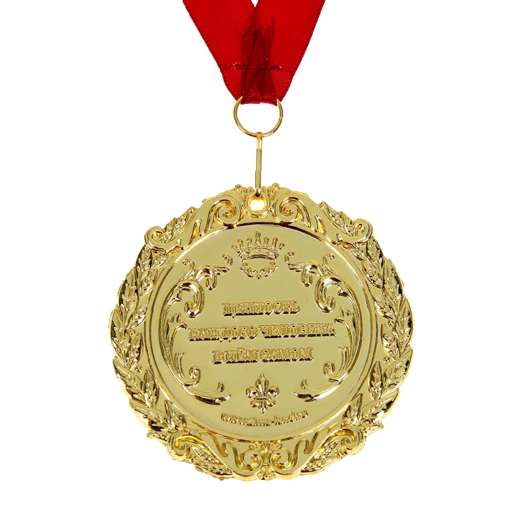 La medalla en la tarjeta para regalar de "Svekr De oro" el metal, 0,3*7*7 cm, la dimension del embal