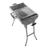 Мангал Алладин, ВДШ: 60 x 47 x 30 см, нержавейка 0,8 мм, со складными ножками