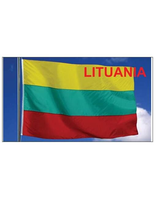 Ímã "Lituânia", 5 x 8,5 cm