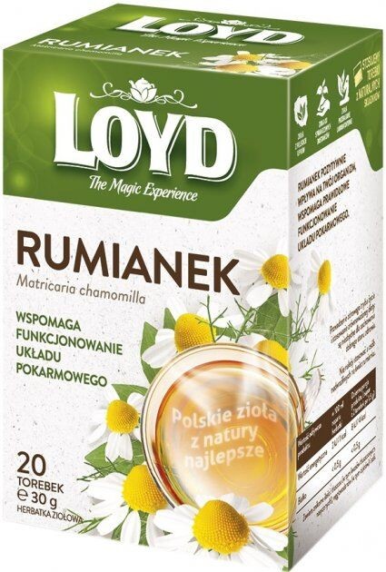Чай травяной Loyd Ромашка пакетированный 20 шт х 1.5 г