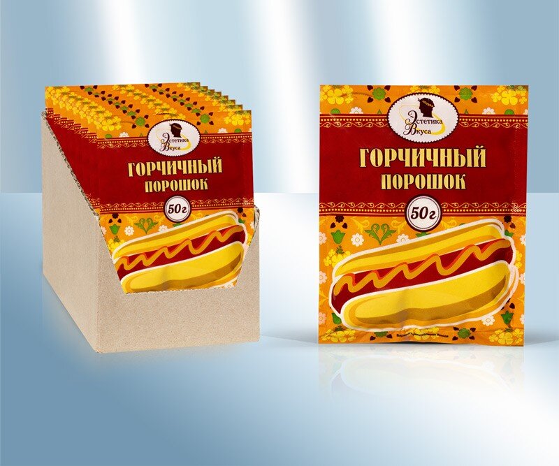 Especiarias russas. Pó de mostarda, 50 g
