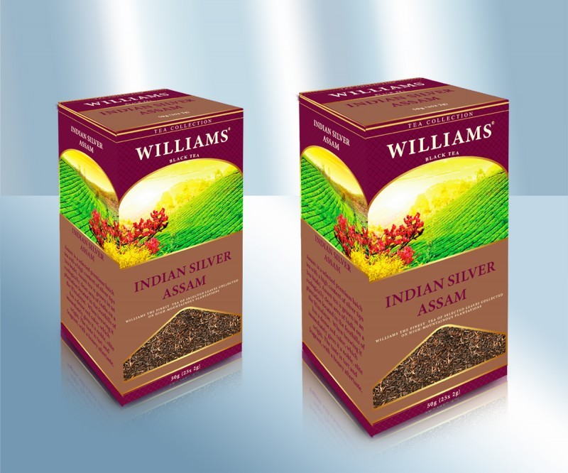 Чай черный пакетированный "Индиан Сильвер Ассам", 50 г, 25 пакетиков