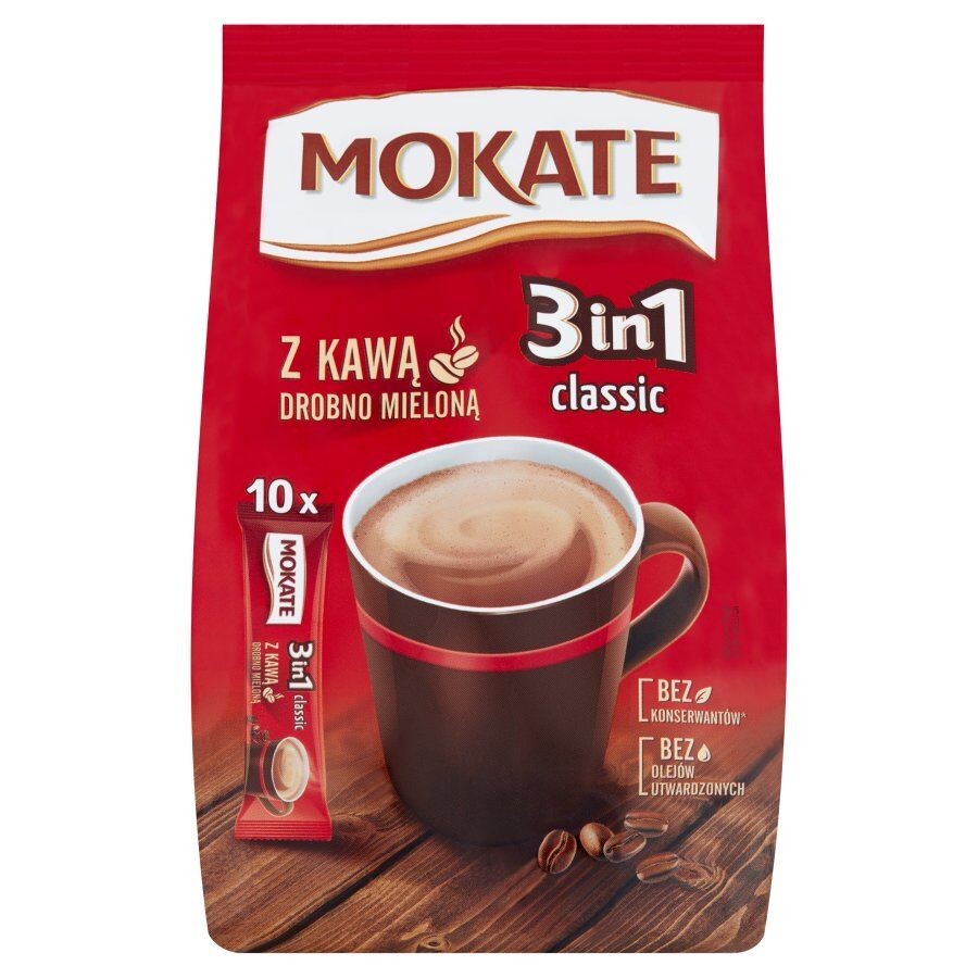 Mokate 3 в 1 кофе растворимое 170 г