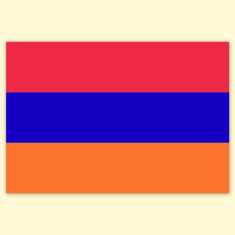 La bandera "la Armenia" 90 x 150 cm