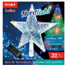LED la Estrella para el Abeto "la Aurora boreal" con 31 bombillas multicolores