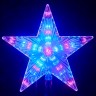 LED la Estrella para el Abeto "la Aurora boreal" con 31 bombillas multicolores