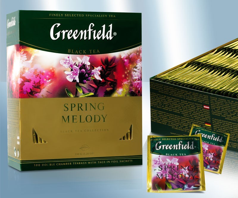 Чай Greenfield "Spring Melody" , 200 г в пакетах