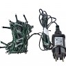 LED la guirnalda, 48 bombillas multicolores, 7,8 m